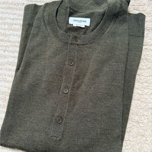 Zadig & Voltaire Men's Green Crewneck Sweater